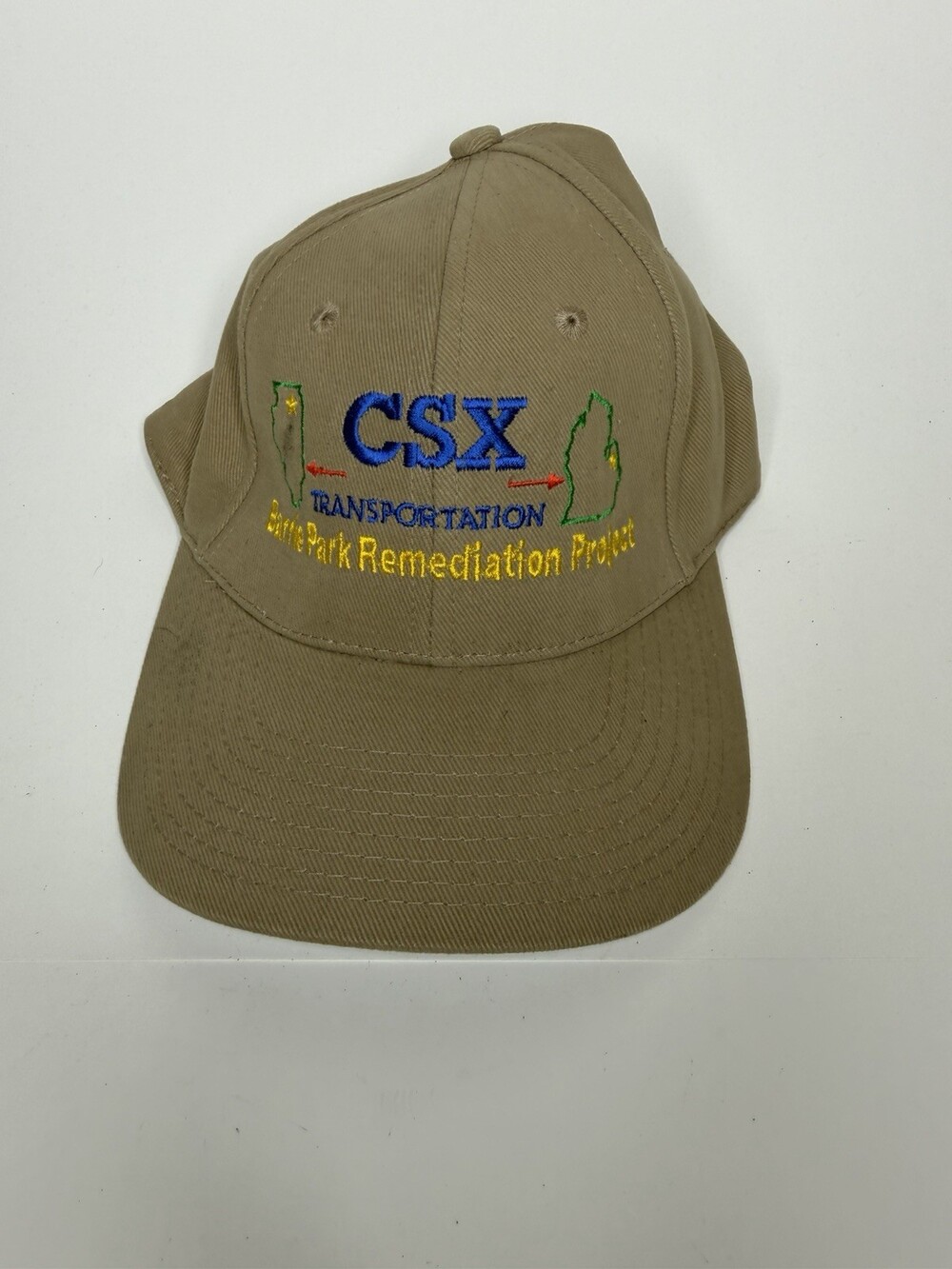 CSX  Cap Barrie Park Remediation Project Embroidered Strapback Hat Vintage